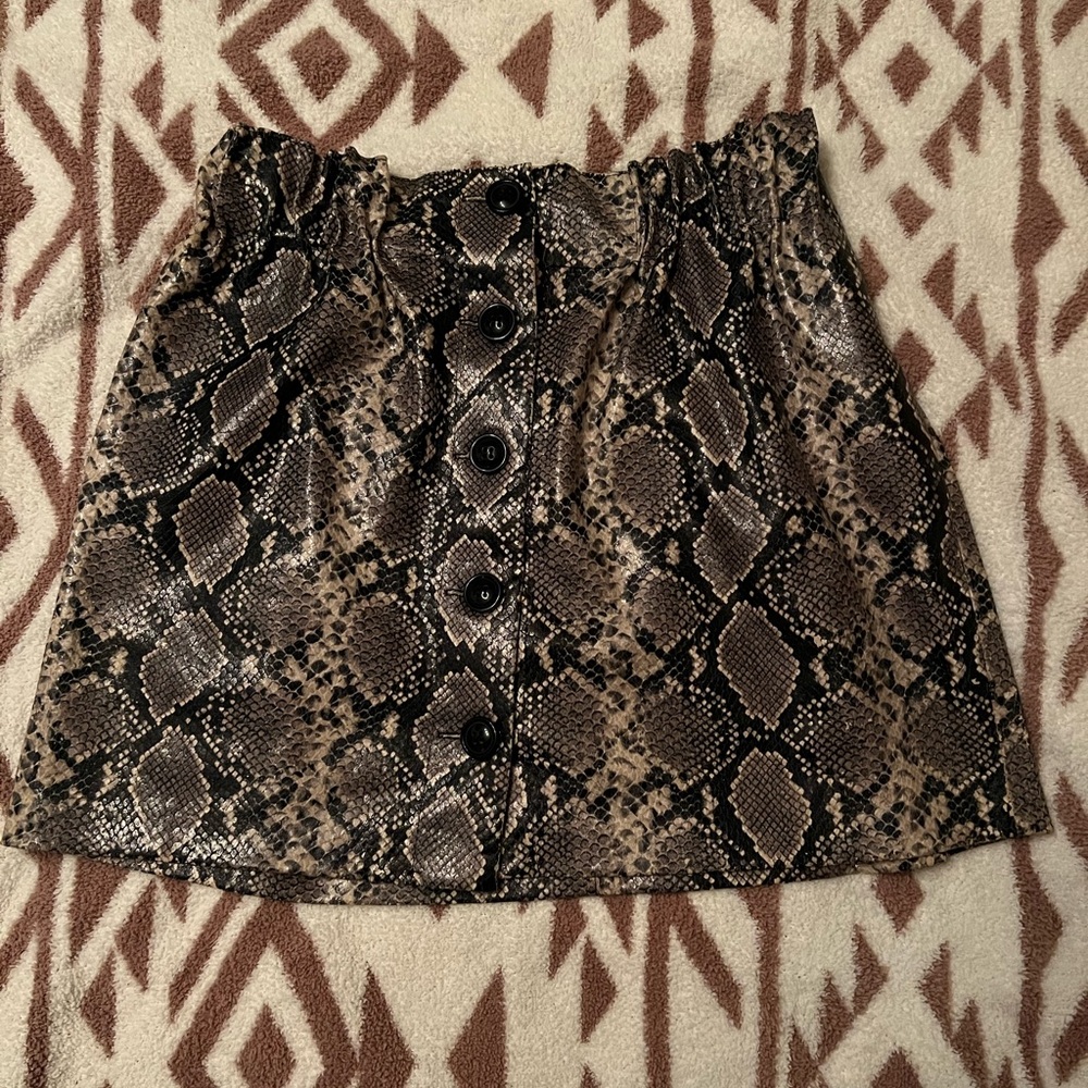 Zara Leather Skirt